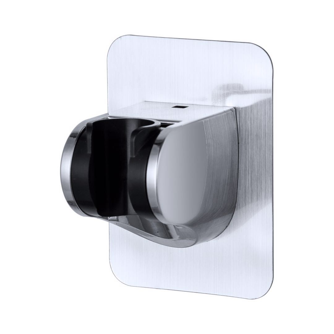 Non-perforated shower head bracket Bathroom adhesive suction cup seat Bathroom shower fixed toilet seat Spray gun card seat