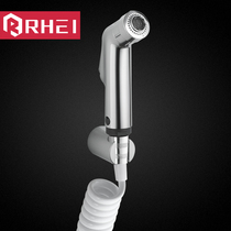 New Pint ABS Double Water Outlet Multifunction Booster Toilet Spray Gun Wash Ass God Instrumental Woman Bathroom Small Shower Head Cleaner