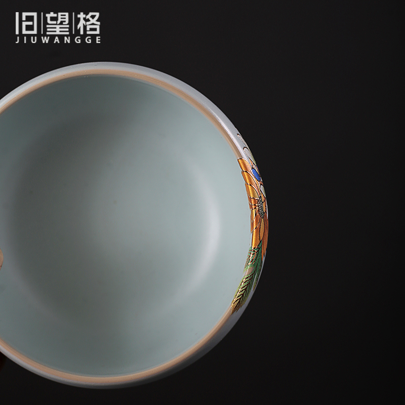 Old &, open the slice your up can raise cup wash to kung fu tea accessories, small stereo on ceramic tea wash bath