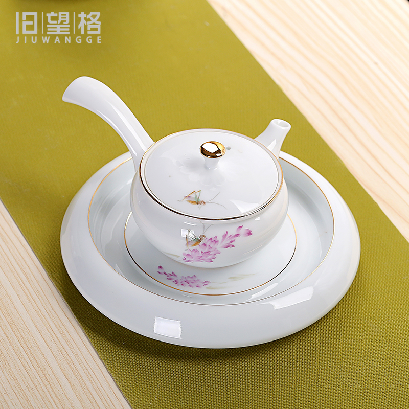 & old cixin qiu - yun, kung fu tea tea accessories and pure and fresh and contracted pot bearing ceramic pot doesn large pot pad dry terms