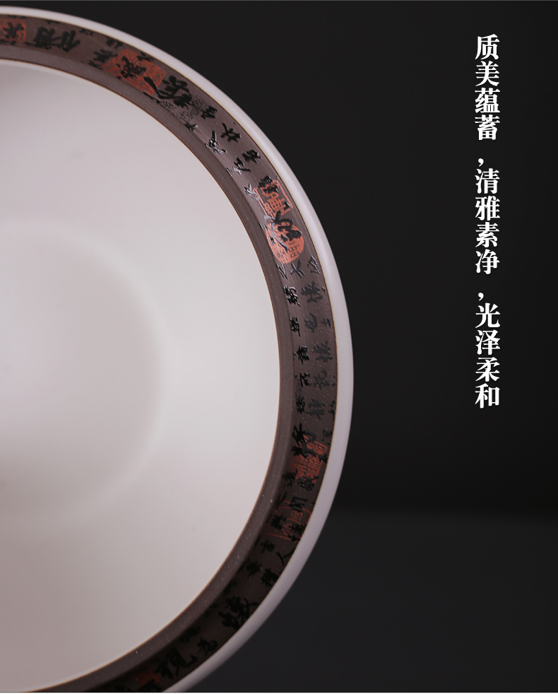 Old hope your up, tea tea accessories elder brother up on large tea wash your porcelain ceramic cup meng writing brush washer water washing