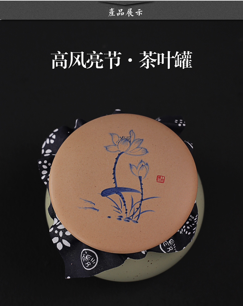 Old at restoring ancient ways, coarse pottery deposit ceramic POTS small caddy fixings kung fu pu 'er tea storage tanks in bulk POTS