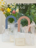 Прозрачная сумка, портативная подарочная коробка, для подружки невесты, подарок на день рождения