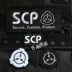 SCP Foundation Magic Sticker SCP Logo Badge Vest chiến thuật Nhãn dán siêu nhiên