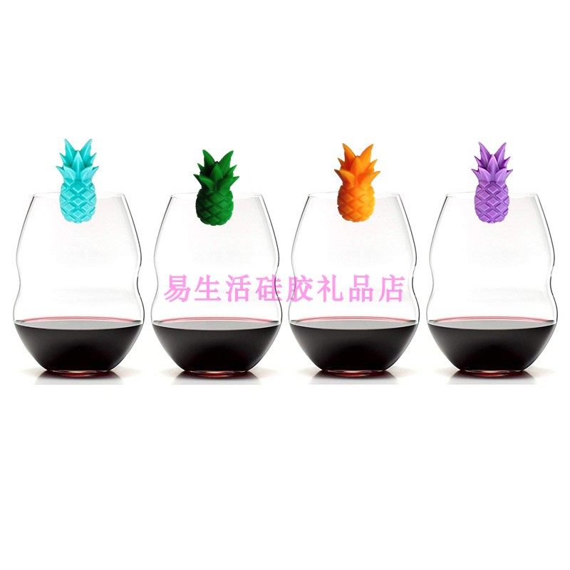 Silicone Fruit Pineapple Red Cup Markup for Cup Pineapple Recognition Markup for Cup Distinguishing Cup