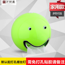 Punch-free toilet tissue box home toilet small roll tissue holder creative new toilet paper box waterproof tissue tube