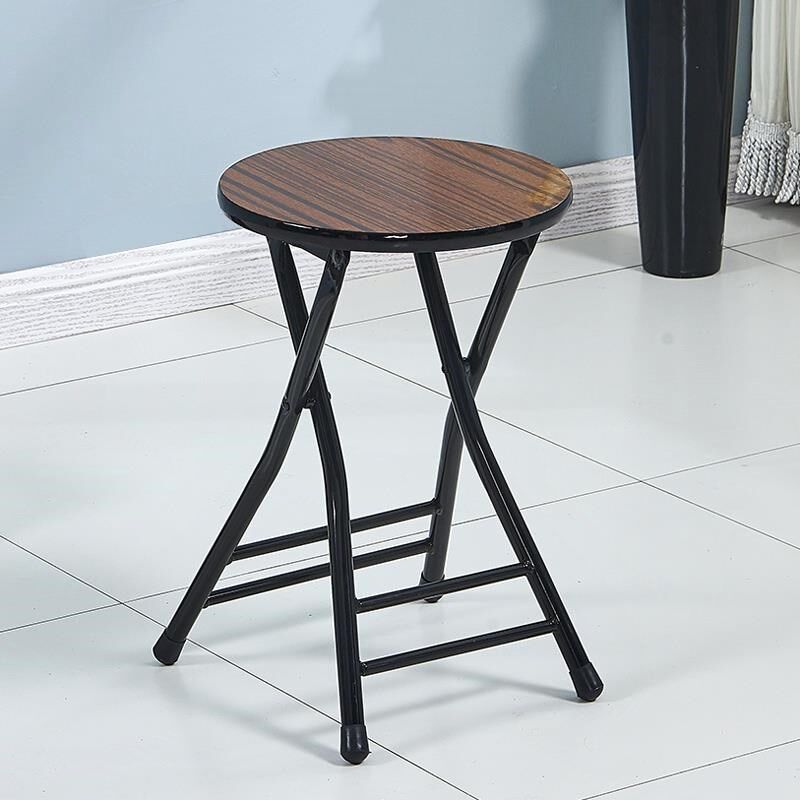 Folding chair home dining chair stool back chair training chair student dormitory chair simple computer chair folding round stool