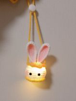 Mid-Autumn Festival Mooncake Rabbit Glowing Festive Pet Pendant Dog and Cat Mid-Autumn Festival Halter Doll