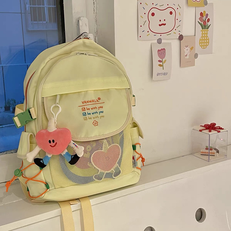 VANWALK Caro joint original small Exodus School Bag Sports Street Wind Students Double Shoulder Bag Travel bag