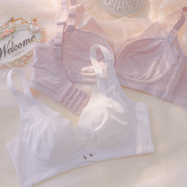 Underwear women without steel ring big chest display small super thin model gathering adjustment type collocated milk summer new 2021 paper bra