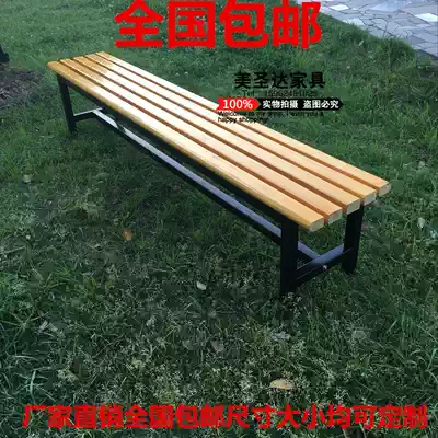 Long bench bathroom bench locker room bench steel wood bench bench shoe stool