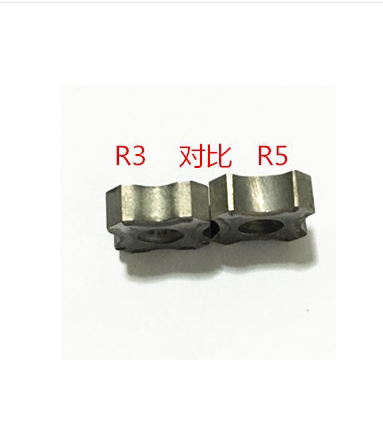 맞춤형 조선소 공압 모따기 기계 블레이드 R3R5 모따기 R 각도 12.7*12.7*5 내부 구멍 4mm/5mm