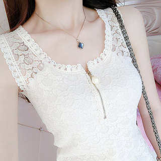 Lace Camisole for Women, Suitable as a Base Layer under a Suit, 2025 Spring/Summer New Style, Loose Fit, Sleeveless, Plus Size Top