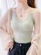 Beautiful back lace camisole women's inner wear with chest pad white outer wear 2025 new professional top trend