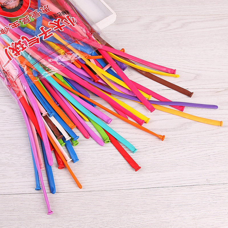 Strip Magic Thickening Small Taiko Wedding House Placement Festival Party Decorations Children's Toy Balloons