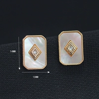 № 3 Белый 14*10 Мс925 Серебряная игла