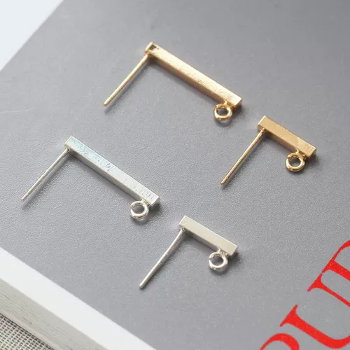 Медные золотые серьги, аксессуар, аксессуары, 14 карат, серебро 925 пробы, DIY