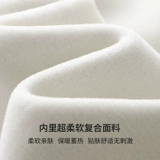 Демисезонный однотонный белый свитшот, утепленный приятный телу лонгслив, оверсайз