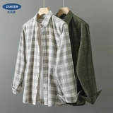 Осенняя рубашка, хлопковая куртка, в американском стиле, изысканный стиль