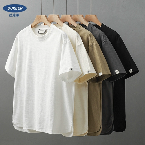 Хлопковая футболка с коротким рукавом, в американском стиле