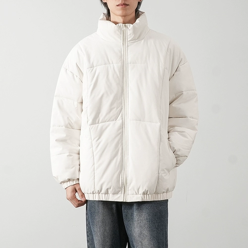 Демисезонная утепленная куртка, трендовый мужской пуховик для отдыха, оверсайз