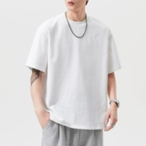 杜克恩 Хлопковая футболка с коротким рукавом, с вышивкой, в американском стиле