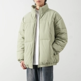 Демисезонная утепленная куртка, трендовый мужской пуховик для отдыха, оверсайз