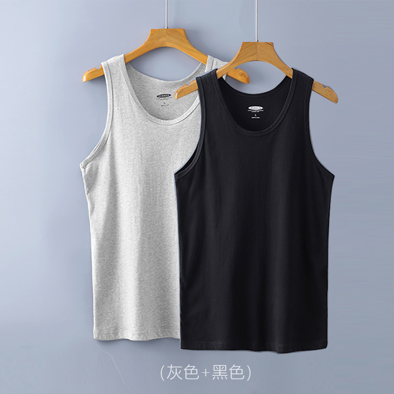 2020 mùa hè bên ngoài bóng rổ mới thể thao canlong thể dục vest nam mặc lỏng tay trắng t-shirt cotton