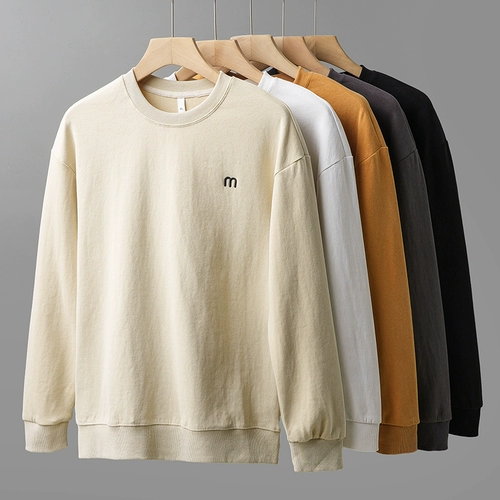 Толстовка, лонгслив, базовая приятная телу футболка, с вышивкой, в американском стиле