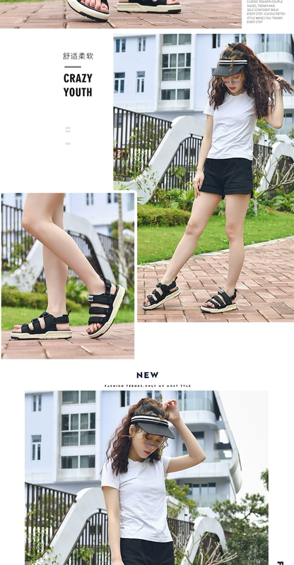 New Bailun Sports Shoes Co., Ltd. NB Sandals 3205 Giày nam Thể thao Summer Velcro Dép đi biển Giày nữ - Giày thể thao / sandles