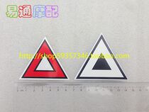 Motorcycle scooter DIO JOG AG50 rear fender rear tail Triangle decal sticker warning label
