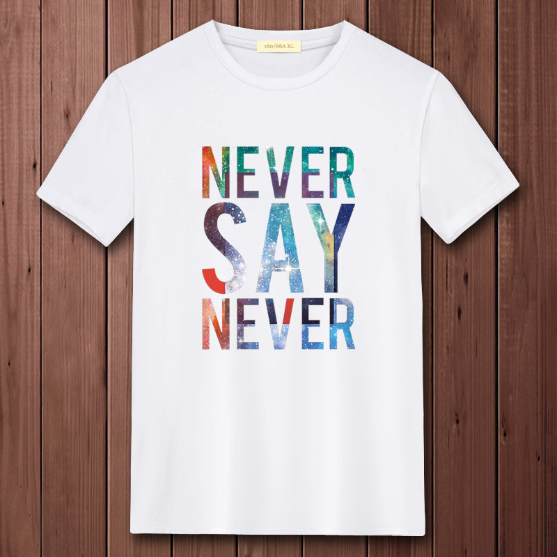 The Starry Sky Is White2021 summer new pattern man Short sleeve T-shirt Undershirt pure cotton upper clothes easy trend Half sleeve Compassionate men's wear