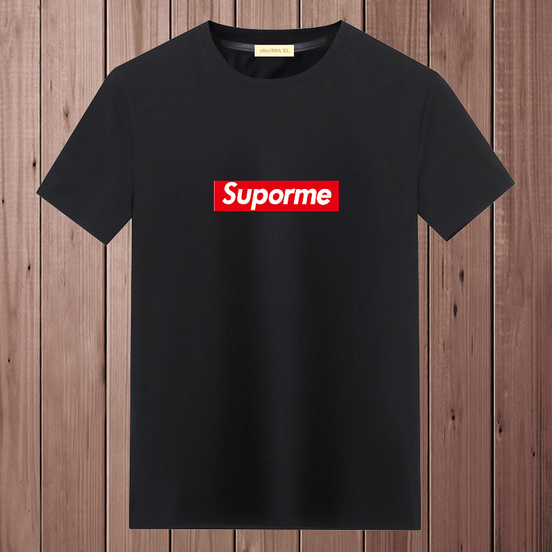 Sup Black2021 summer new pattern man Short sleeve T-shirt Undershirt pure cotton upper clothes easy trend Half sleeve Compassionate men's wear