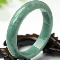 Jade color A goods Jade jade bracelet childrens natural Guizhou green girl floating flower jade bracelet