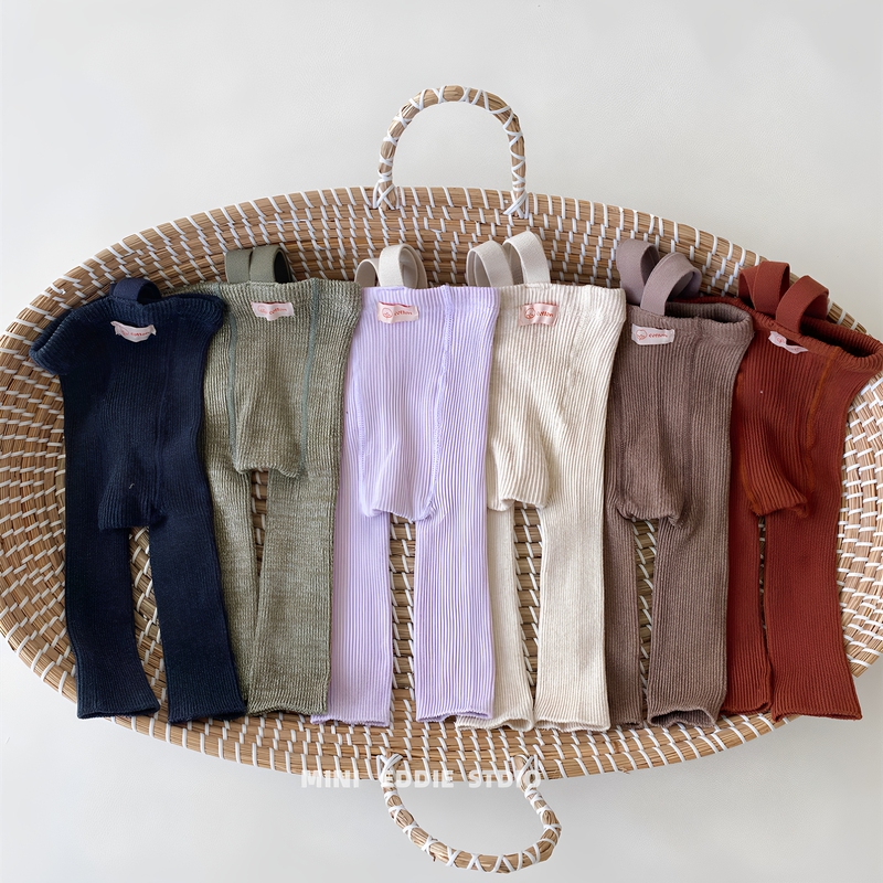 ins Popular Baby Weightlifting Pants Infant High-Waisted Overalls Children's Knitted Leggings Spring and Autumn Tights ins Popular Baby Weightlifting Pants Infant High-Waisted Overalls Children's Knitted Leggings Spring and Autumn Tights