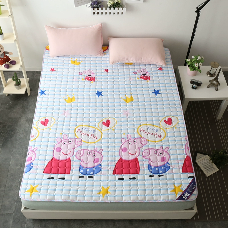 Rửa giường cotton pad mùa hè mát phần mỏng 1.8 m sàn ngủ ngủ mat là tatami non-slip piglet pecs nệm