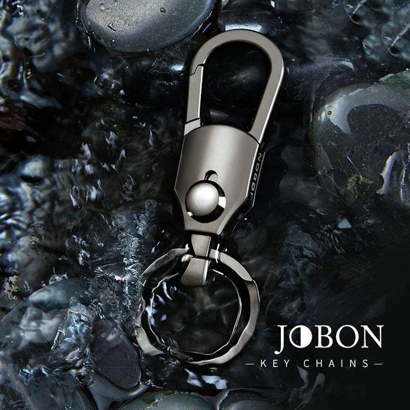 Zhongbang high-end car keychain men's creative couple keychain buckle waist hanging custom zinc alloy keychain pendant