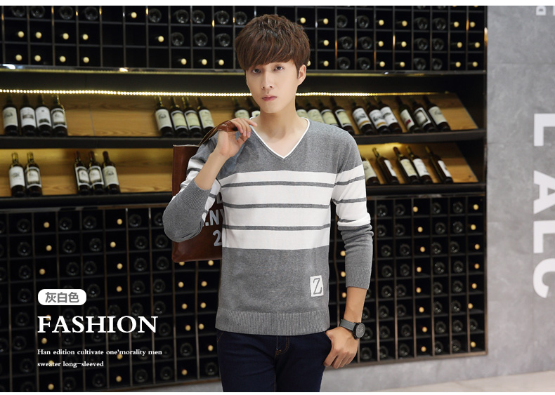Cotton mùa thu 2019 chính thức lưu trữ cửa hàng len Hải Nam trang web chính thức mới 1 xu hướng áo len nam - Áo len áo thun nam hàng hiệu