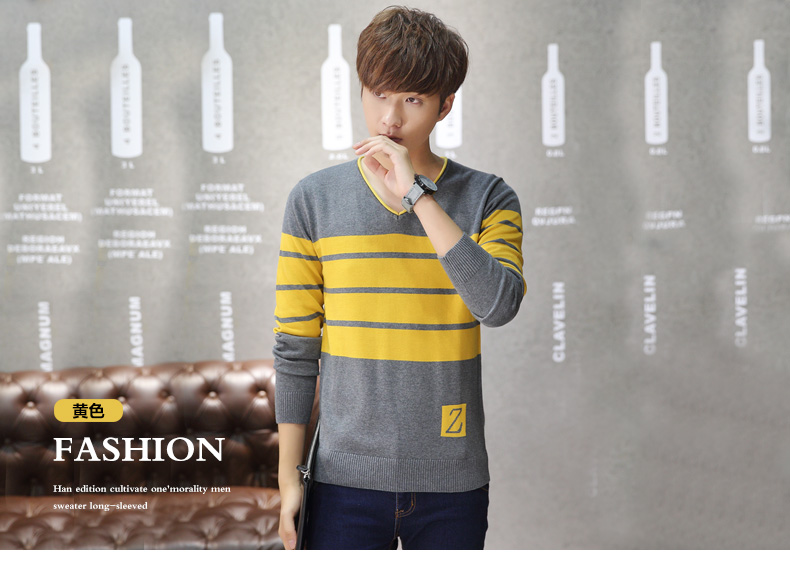 Cotton mùa thu 2019 chính thức lưu trữ cửa hàng len Hải Nam trang web chính thức mới 1 xu hướng áo len nam - Áo len áo thun nam hàng hiệu