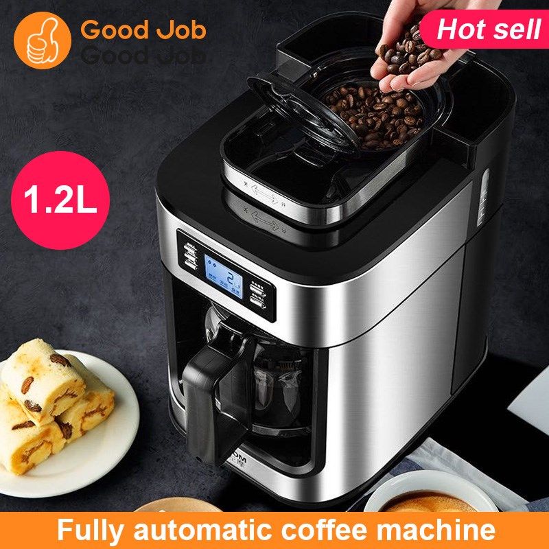 10-Cup Drip Coffee Maker 2 in 1 GrindBrew Automatic Machine