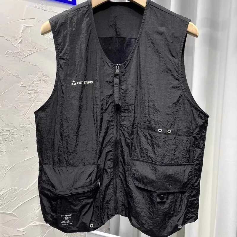 Summer Thin Vest 2025 New Style Casual Outdoor Sleeveless Top Functional Vest Workwear Cool Quick-Dry Vest