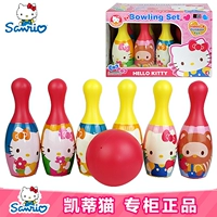 Hello Kitty Bowling Set HelloKitty Trò chơi thể dục trong nhà ngoài trời Girls Children Đồ chơi thể thao - Quả bóng bowling bowling cho bé