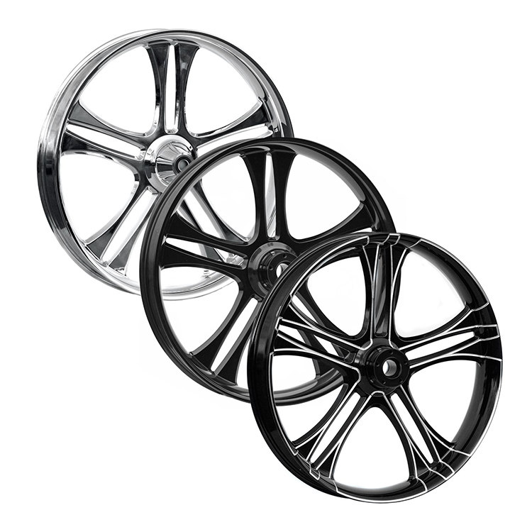 Haray Retrofit Road King Street Slide Double Light Big Glide Bangho Bandit Gang 26 Inch Aluminum Alloy CNC Forge Wheel Shell Ring