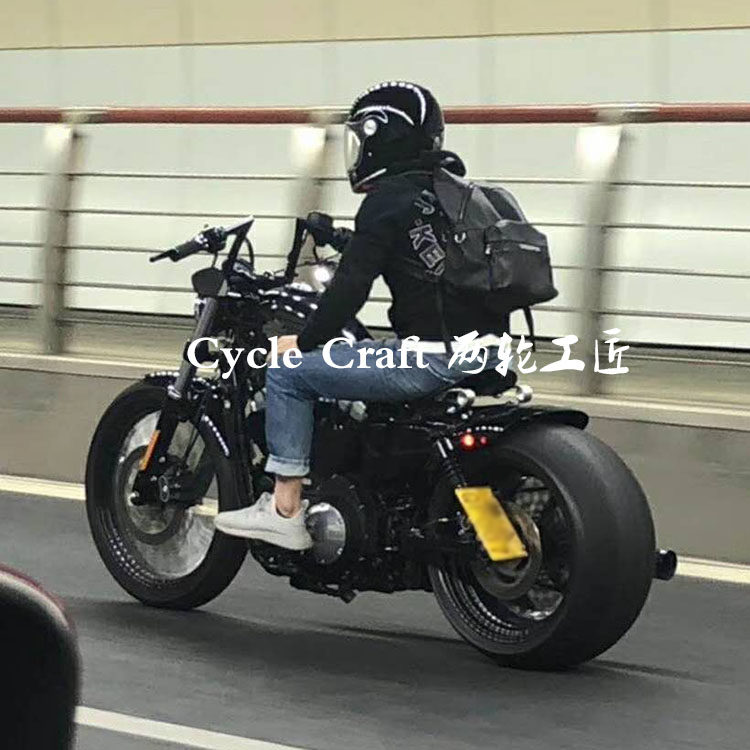 Spot Harley retrofit campaigner XL883 1200 48 72 72 Ham Custom widening 300 rear hub tires