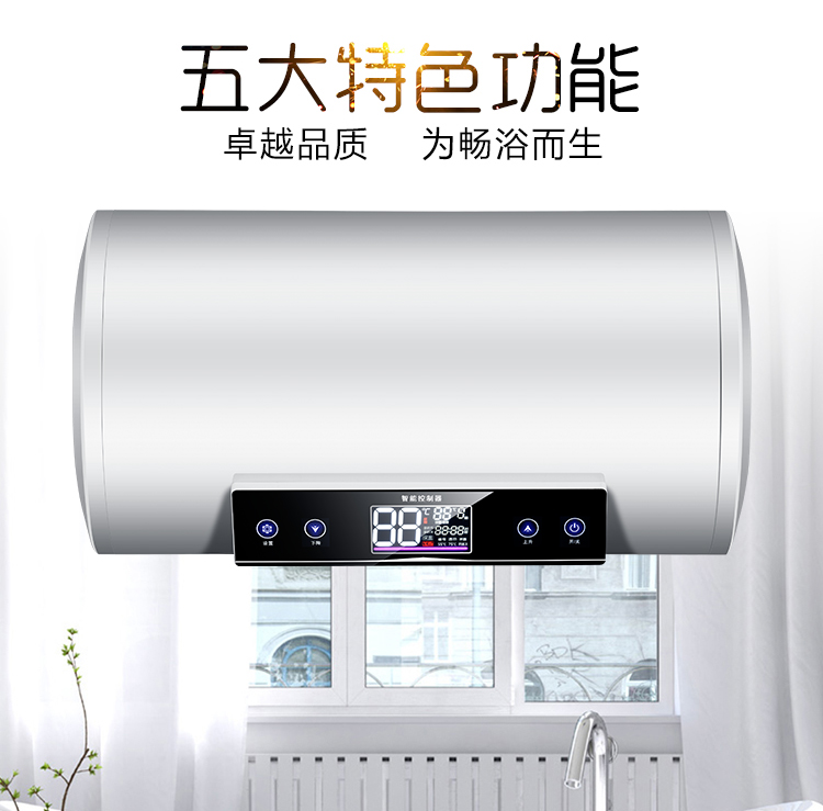 bình nóng lạnh giá rẻ Máy nước nóng lưu trữ gia đình PANDA Panda Nhà tắm tốc độ 40/50 / 80L lít - Máy đun nước bình nước nóng ferroli