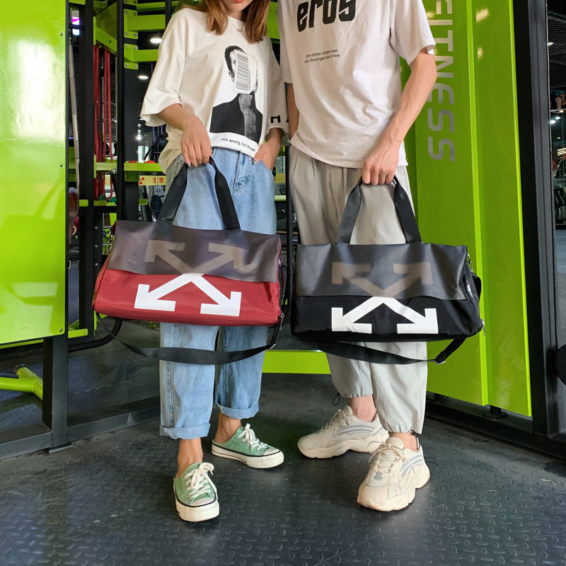 Hong Kong Single Shoulder Yoga Bag Light Sports Handheld Slipper Swimming Water and Water Separation Travel Pack