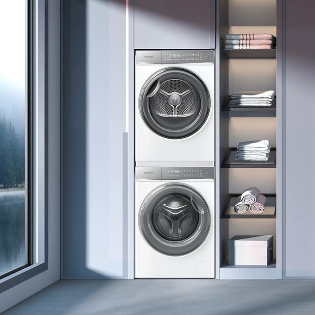 Casarte Lightyear W2 Washing and Drying Set C1 10W2ELU1+ECGS10FW2EU1 ultra-thin embedded 3D perspective
