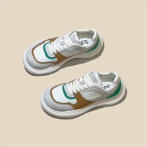 Highly new push - blown street coloured leisure Ghan shoes female super - fire thin low - gang sneakers daddy shoes tide