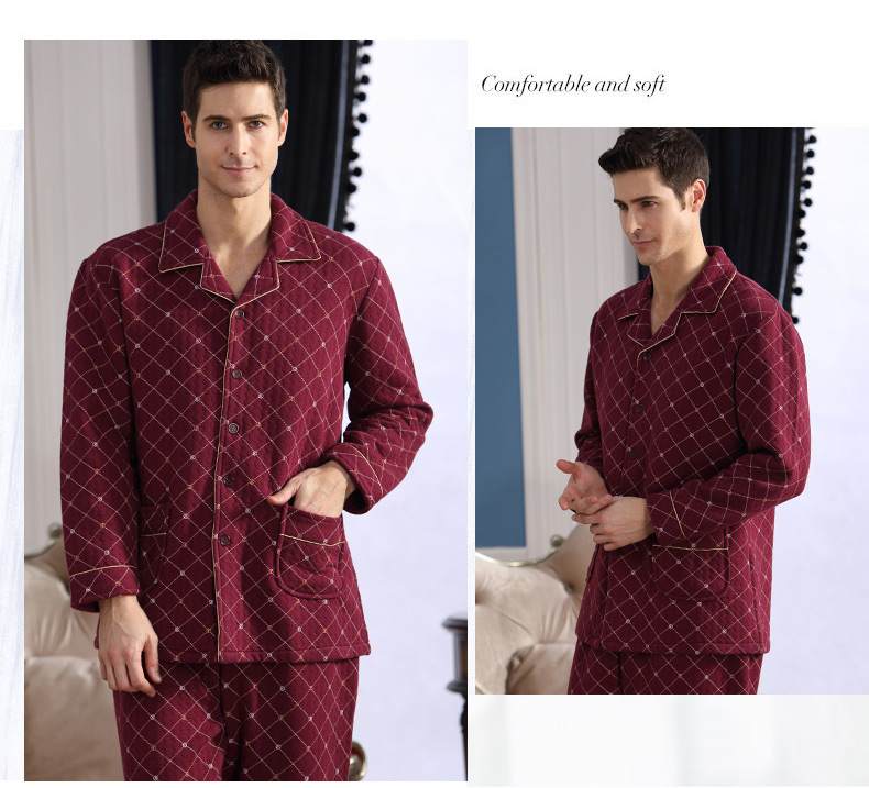 Pyjama pour homme en Coton à manches longues - Ref 2988265 Image 36