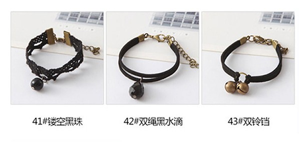 Phiên bản tiếng Hàn của em gái mềm mại với đôi tay làm bằng tay của bạn gái Harajuku - Vòng chân vòng đeo chân nữ bằng vàng